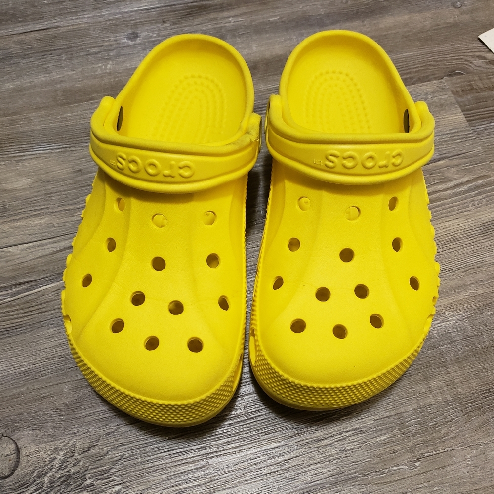 Yellow Crocs